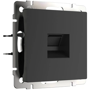 Изображение Телефонная розетка  RJ-11 (черный матовый) W1182008