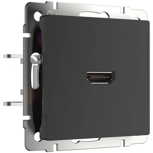 Изображение Розетка HDMI (черный матовый) W1186008