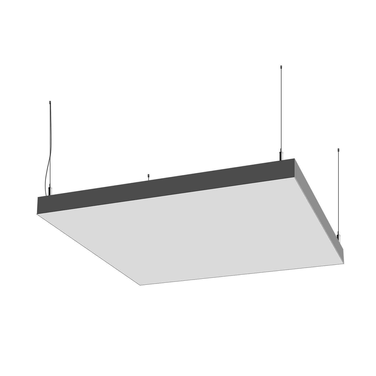 Cветодиодный фигурный светильник MS-BOX Квадрат 1200mm 200W 3000/4000/6000K - Изображение