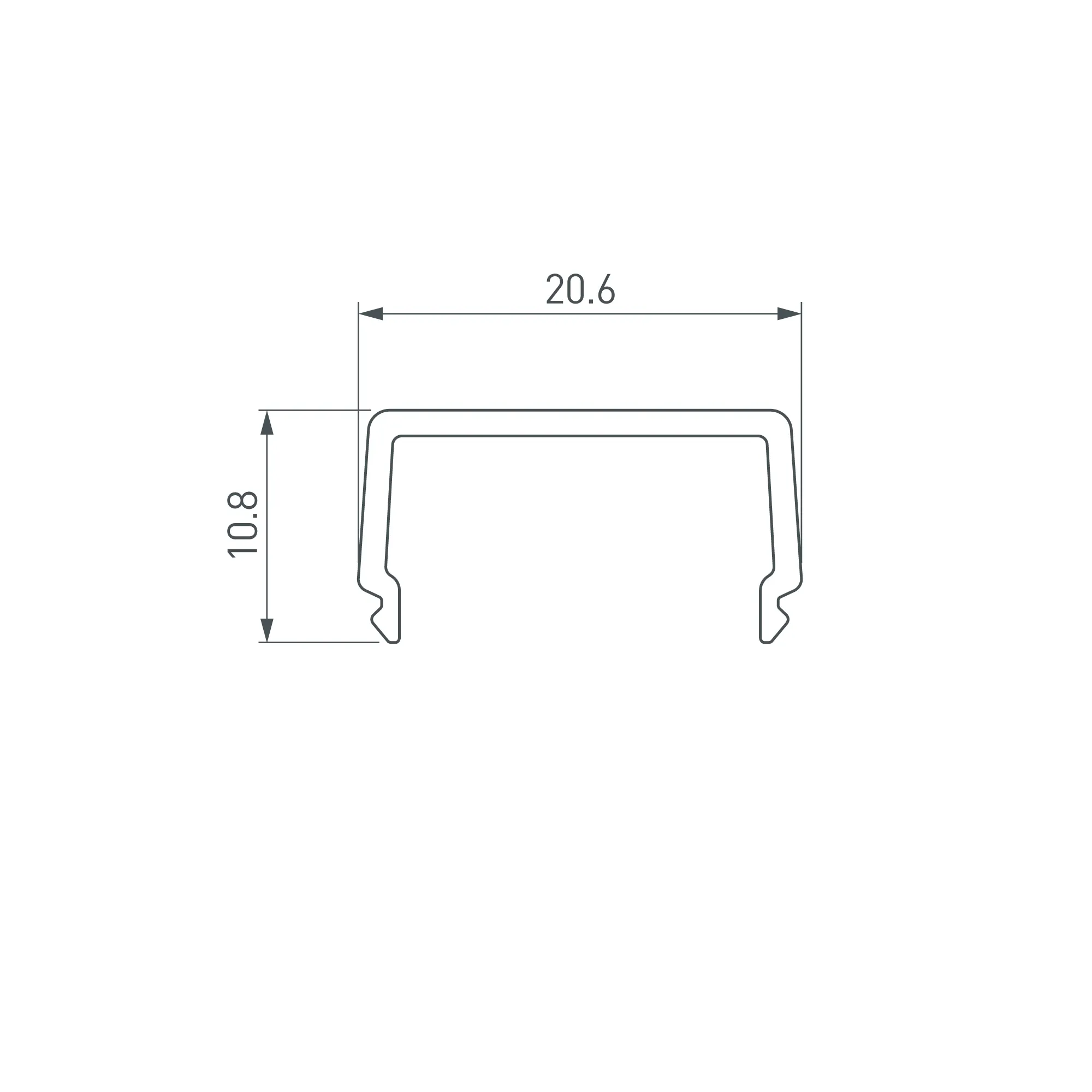 Экран ARH-WIDE-B-H20-2000 Square Frost-PM (Arlight, Пластик) - Изображение