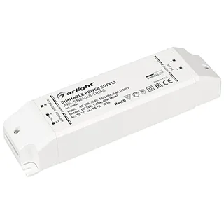 Блок питания ARV-SN24040-TRIAC (24V, 1.65A, 40W) (Arlight, IP20 Пластик, 3 года) - Изображение