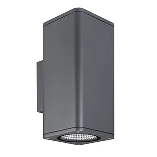 Светильник LGD-EVO-WALL-TWIN-S100x100-2x12W Day4000 (GR, 44 deg, 230V) (Arlight, IP54 Металл, 3 года) - Изображение