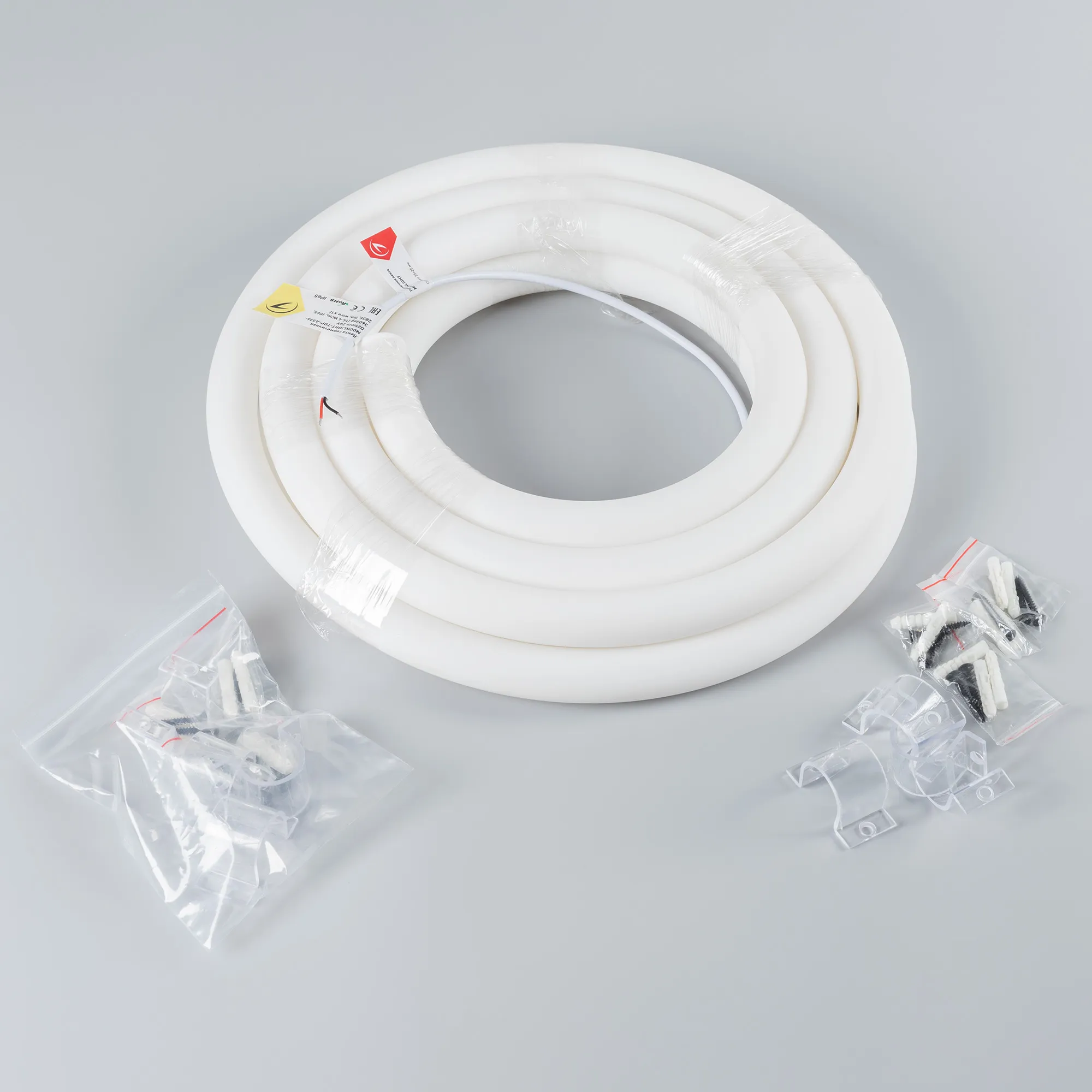 Лента светодиодная герметичная MOONLIGHT-SIDE-A336-D25mm 24V Warm2700 360deg (14.4 W/m, IP65, 2835, 5m, wire x1) (Arlight, Вывод боковой, 3 года) - Изображение