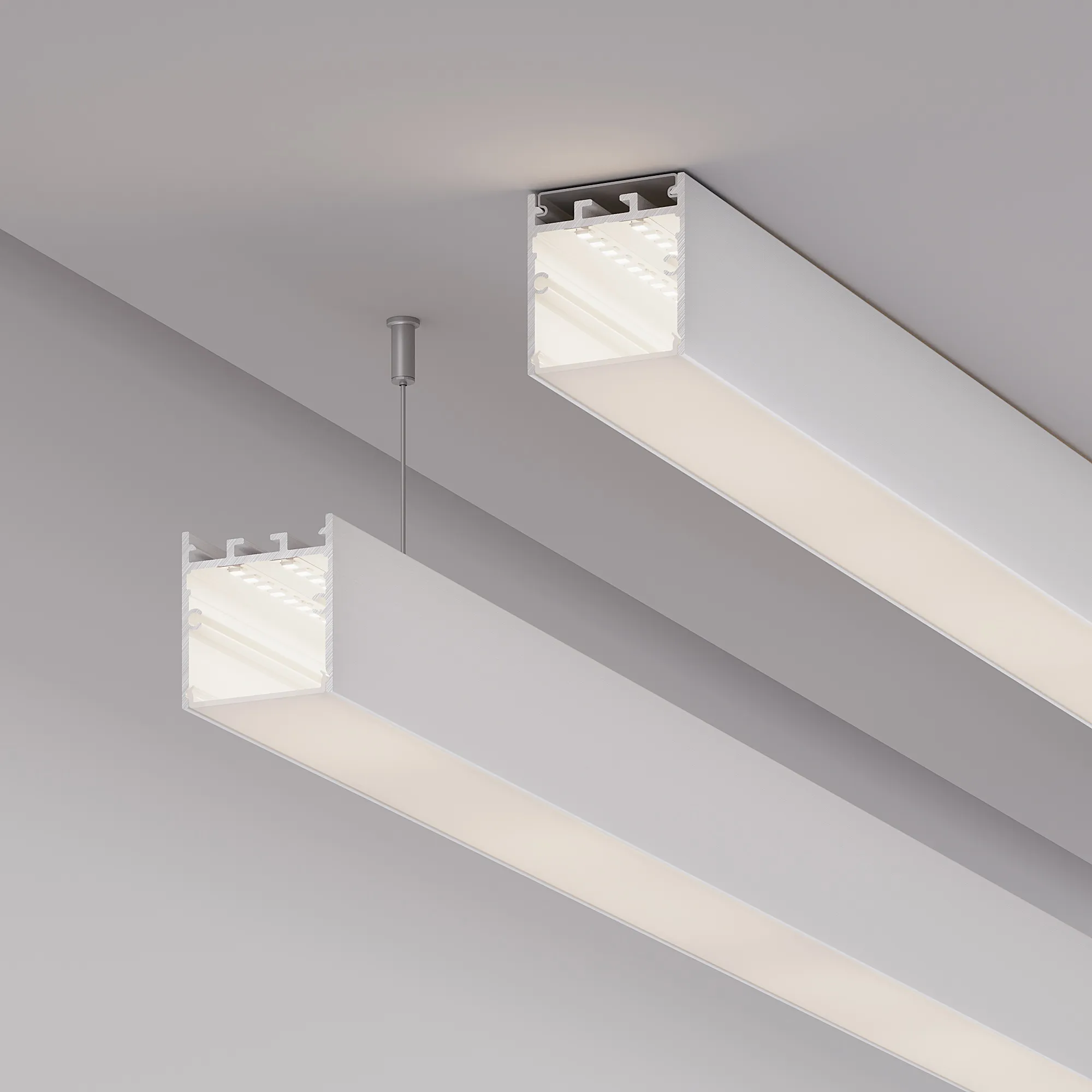 Профиль SL-LINE-3638-LW-2000 WHITE (Arlight, Алюминий) - Изображение