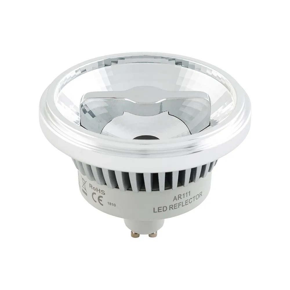 Лампа AR111-FORT-GU10-15W-DIM Warm3000 (Reflector, 24 deg, 230V) (Arlight, Металл) - Изображение