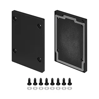 Заглушка IP-LINE-5475 BLACK глухая (Arlight, Металл) - Изображение