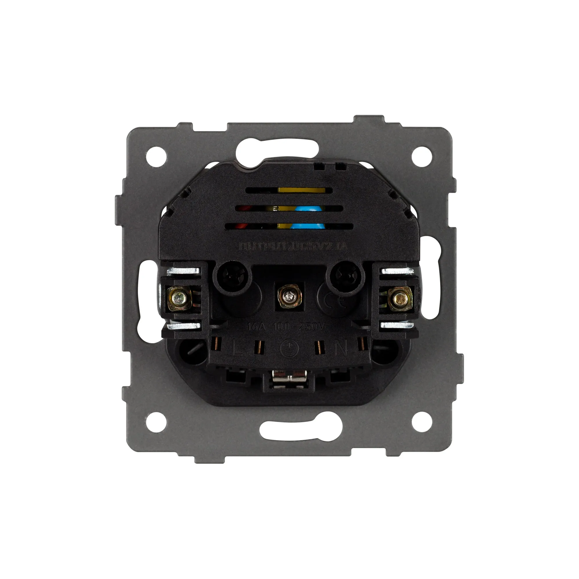 Механизм розетки с USB зарядкой SCT-MUAA-PL-GD-V (250V, 16A) (Arlight, -) - Изображение