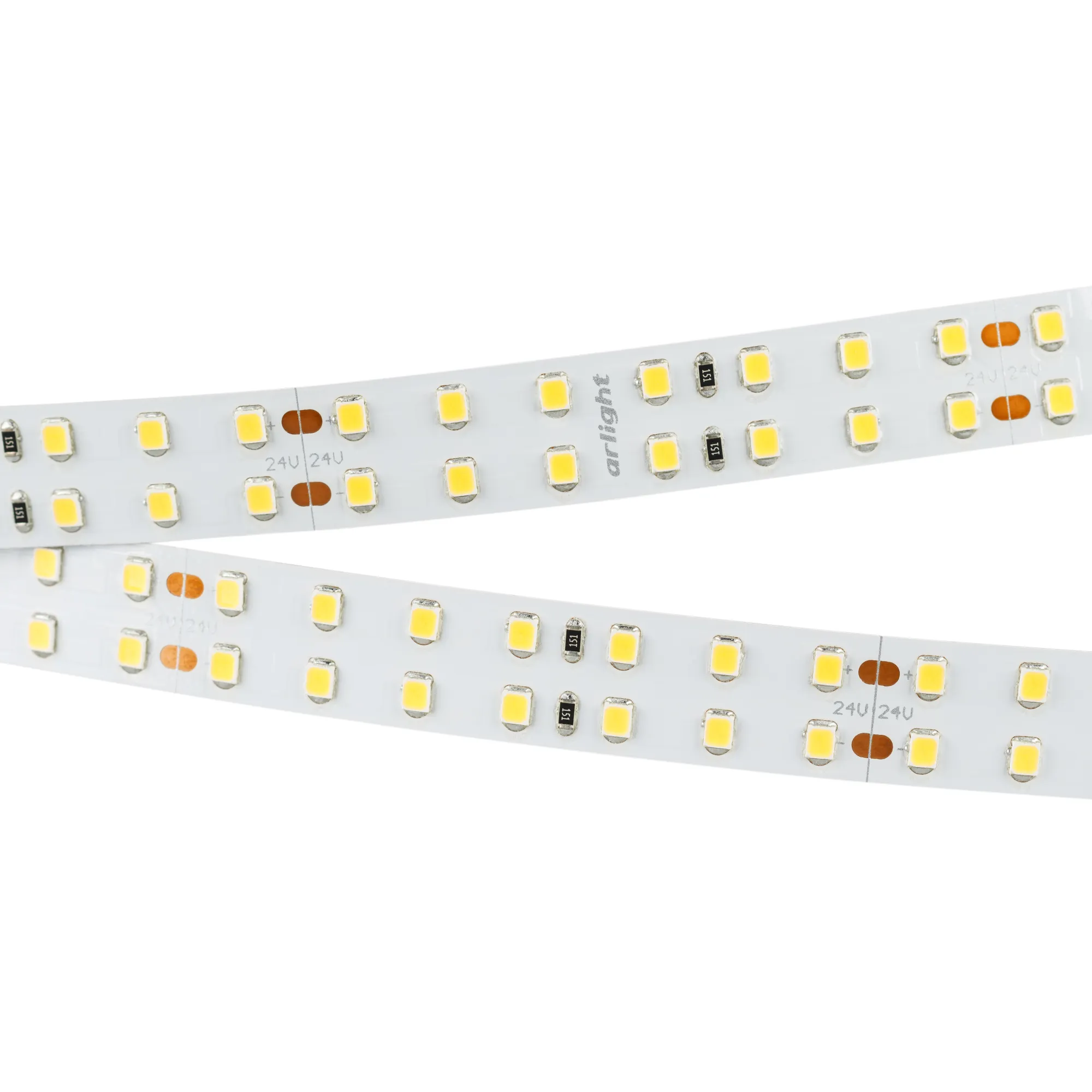 Лента светодиодная RT 2-5000 24V Warm2700 2x2 (2835, 980 LED, LUX) (Arlight, 20 Вт/м, IP20) - Изображение