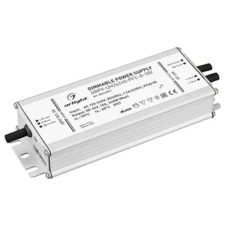 Блок питания ARPV-UH24240-PFC-0-10V (24V, 10.0A, 240W) (Arlight, IP67 Металл, 7 лет) - Изображение