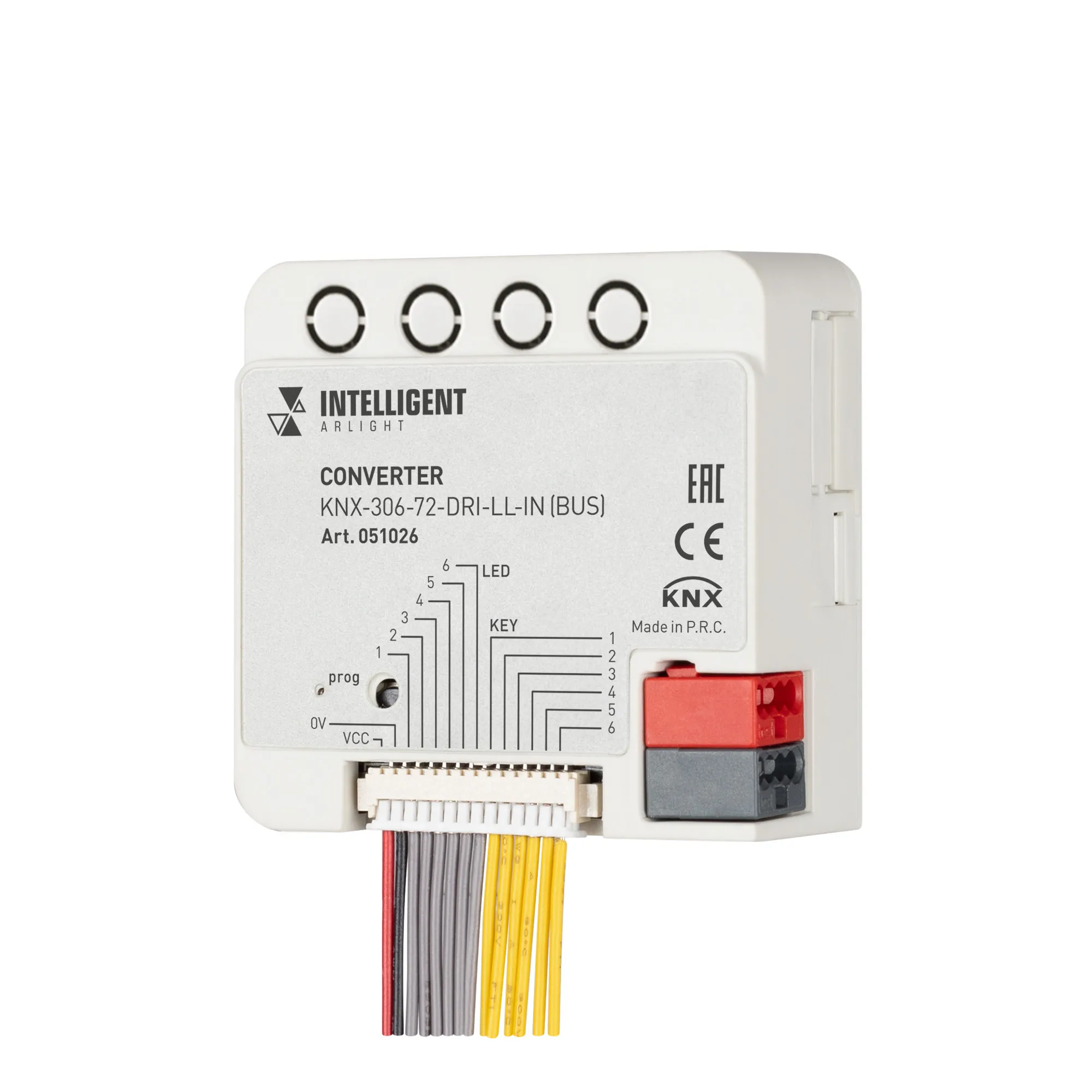 INTELLIGENT ARLIGHT Конвертер KNX-306-72-DRI-LL-IN (BUS) (IARL, IP20 Пластик, 2 года) - Изображение