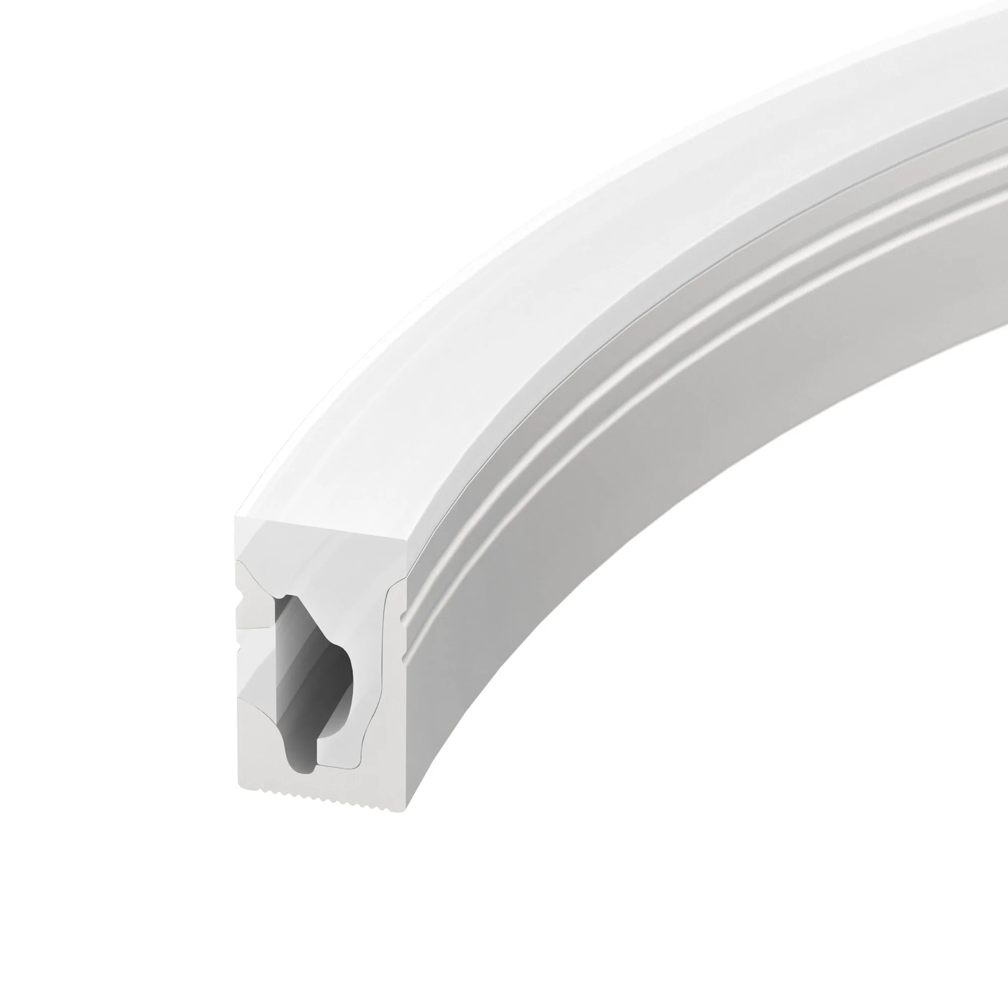 Силиконовый профиль WPH-FLEX-1018-SIDE-S10-20m WHITE (Arlight, Силикон) - Изображение