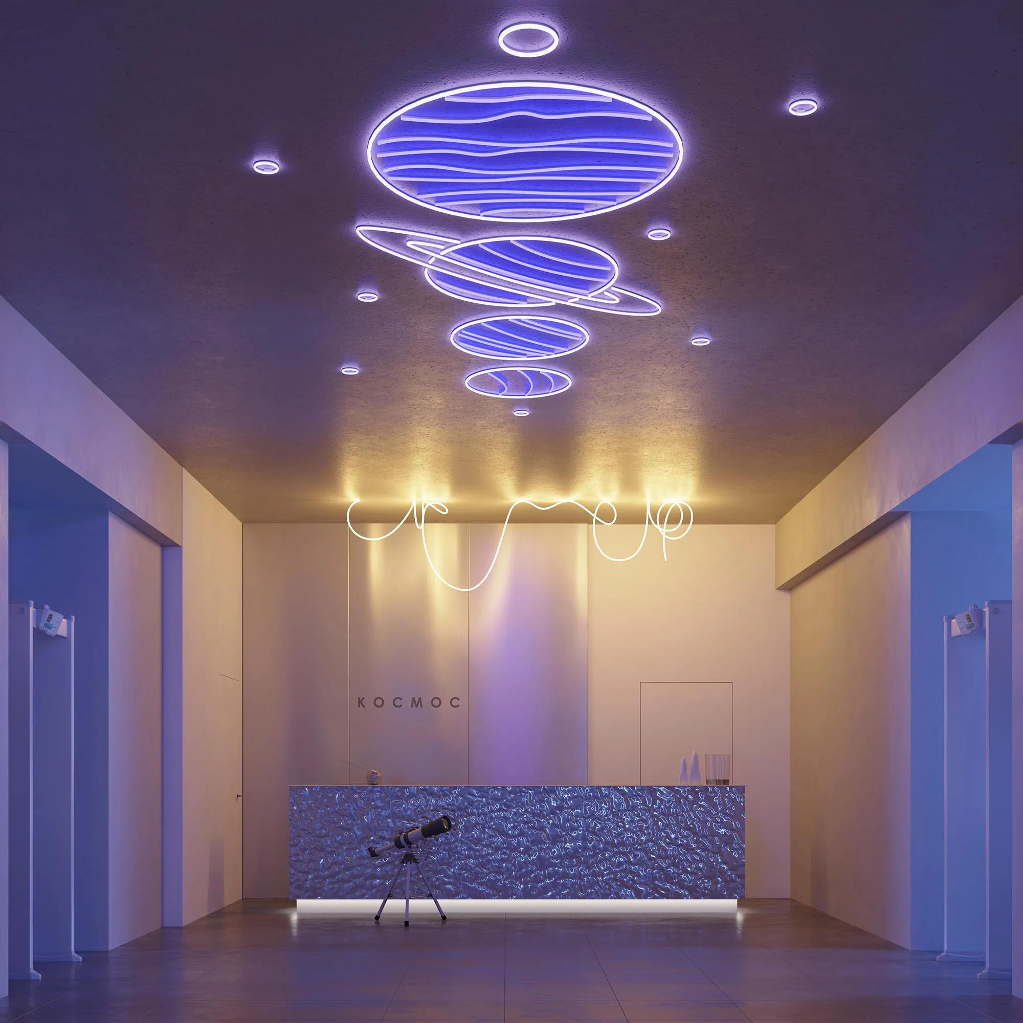 Лента светодиодная герметичная MOONLIGHT-TOP-M560-D13mm 24V Warm2700 360deg (8.6 W/m, IP65, 5m, wire x1) (Arlight, Вывод прямой, 3 года) - Изображение