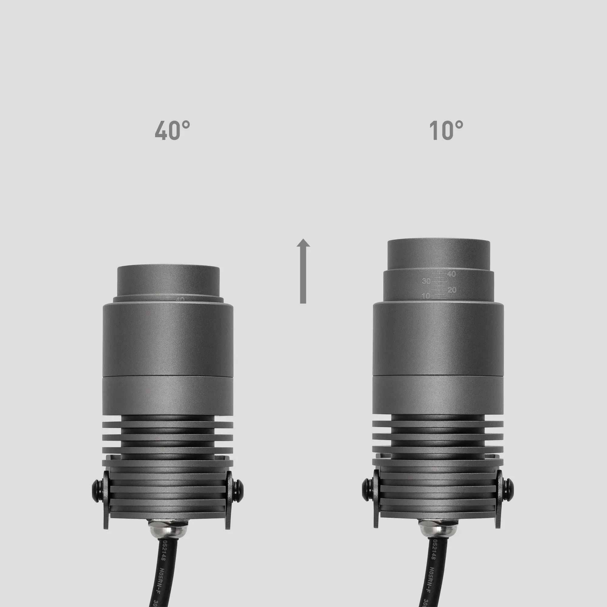 Светильник ALT-RAY-ZOOM-R52-8W Warm3000 (WH, 10-40 deg, 230V) (Arlight, IP67 Металл, 3 года) - Изображение