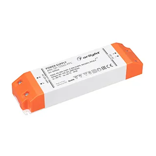 Блок питания ARV-SP-12060-PFC (12V, 5A, 60W) (Arlight, IP20 Пластик, 5 лет) - Изображение