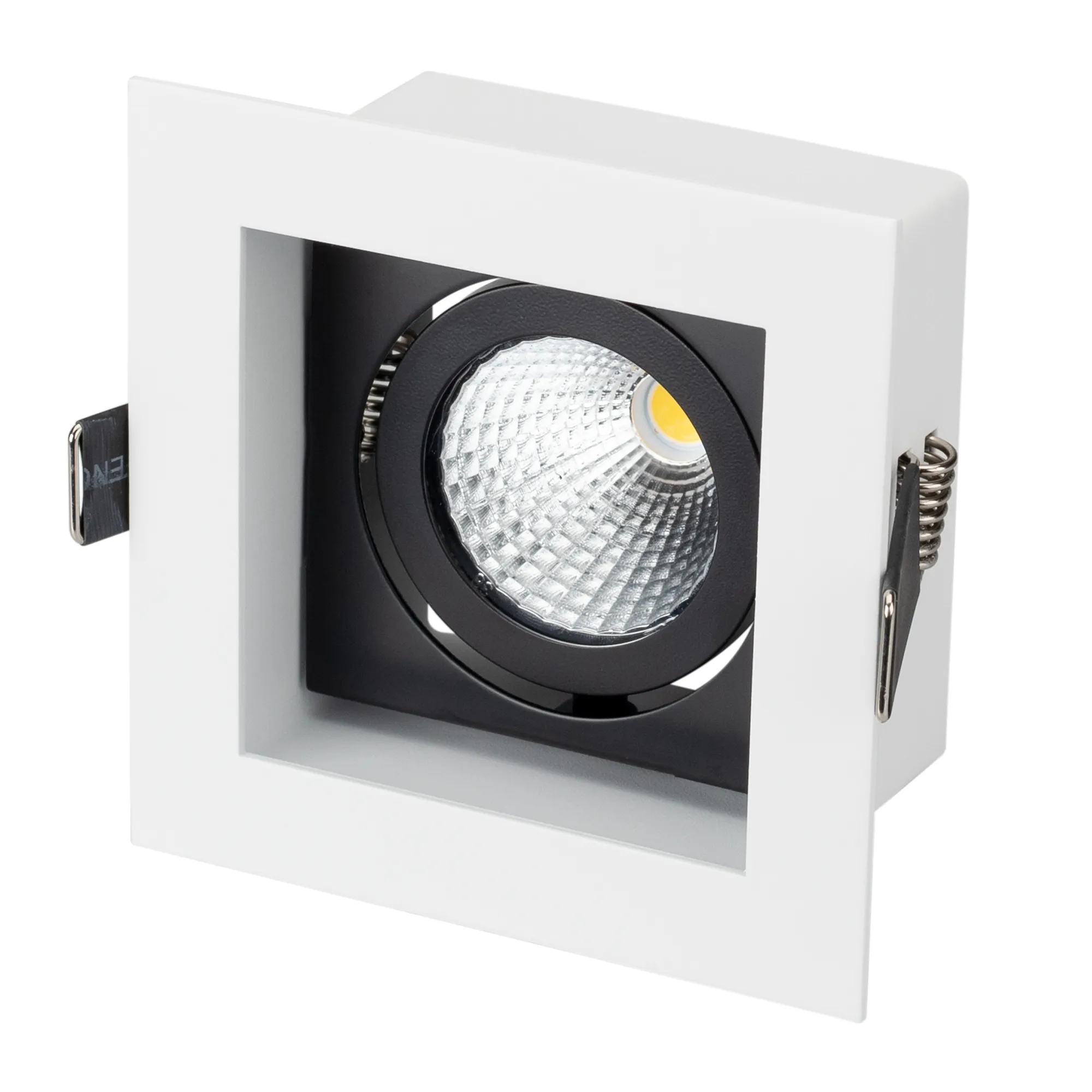 Светильник CL-KARDAN-S102x102-9W Warm (WH-BK, 38 deg) (Arlight, IP20 Металл, 3 года) - Изображение