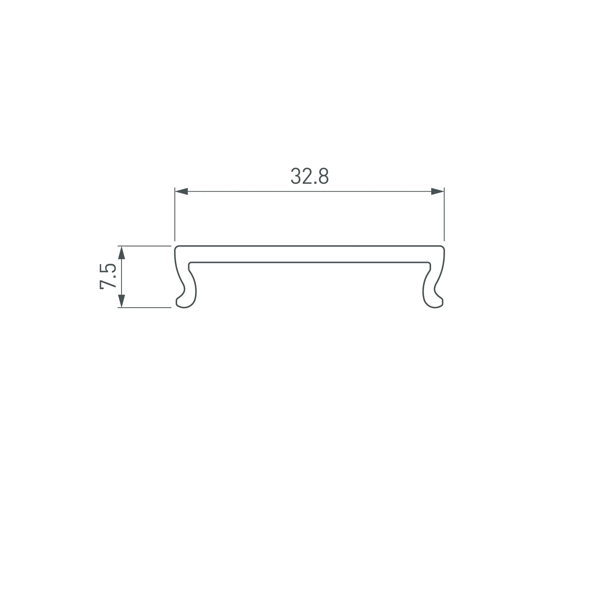 Экран ARH-LINE-3750A-2000 CLEAR (Arlight, Пластик) - Изображение