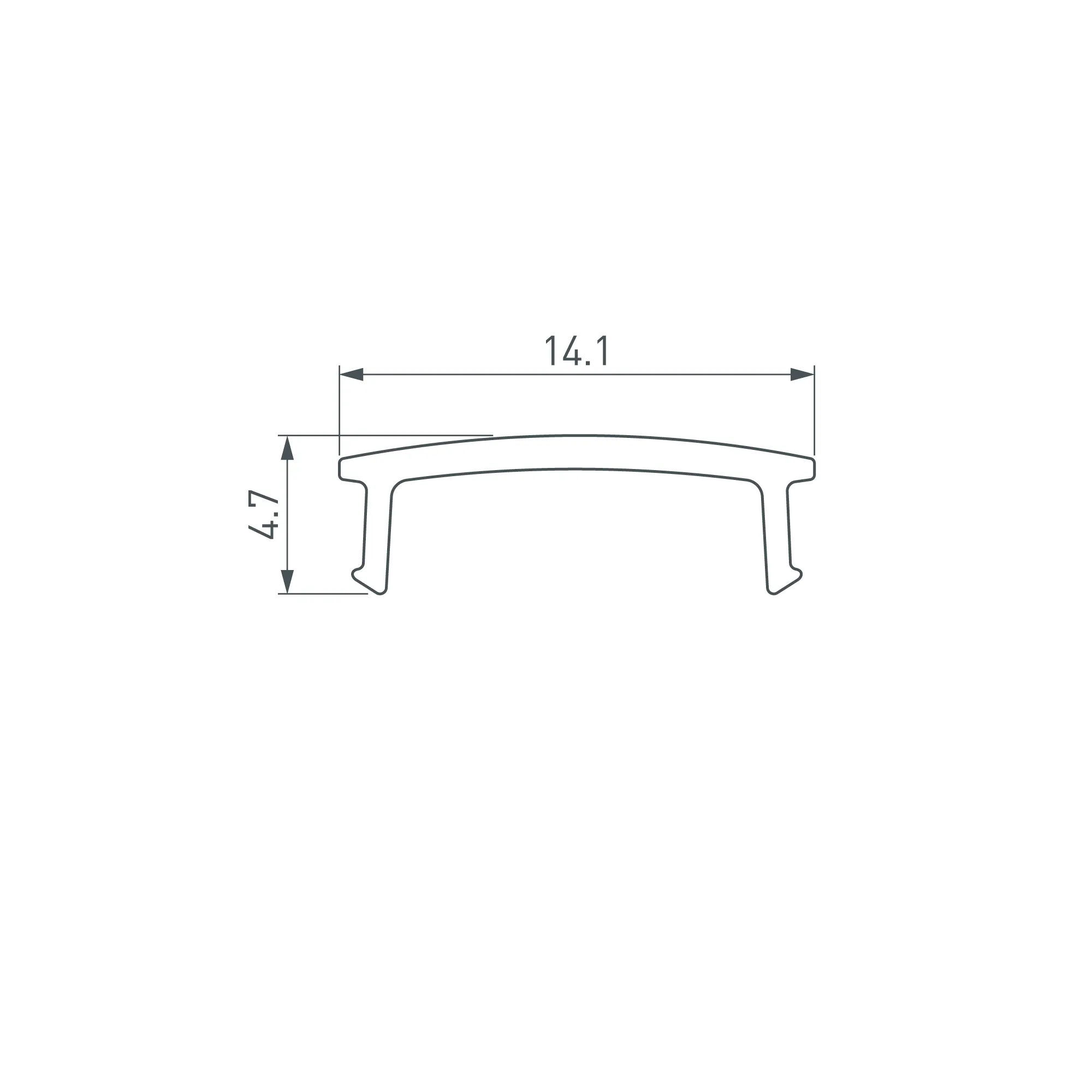 Экран ARH-DECORE-S12 Flat Opal (Arlight, Пластик) - Изображение