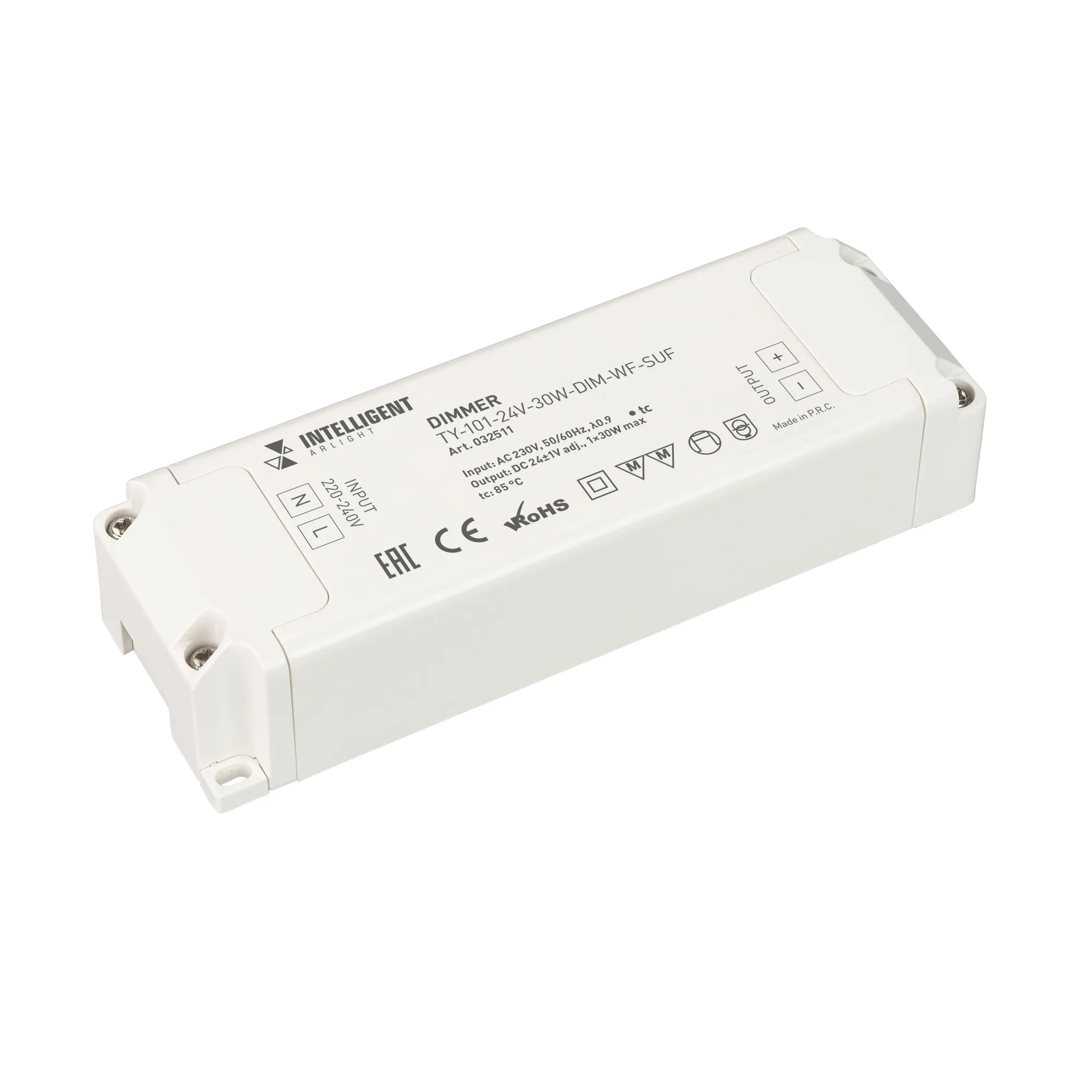 INTELLIGENT ARLIGHT Диммер TY-101-24V-30W-DIM-WF-SUF (230V, WIFI, 433MHz, 1х1.25A) (IARL, Пластик) - Изображение