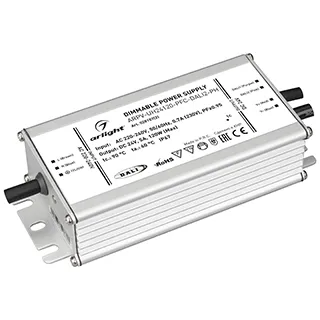 Блок питания ARPV-UH24120-PFC-DALI2-PH (24V, 5.0A, 120W) (Arlight, IP67 Металл, 7 лет) - Изображение