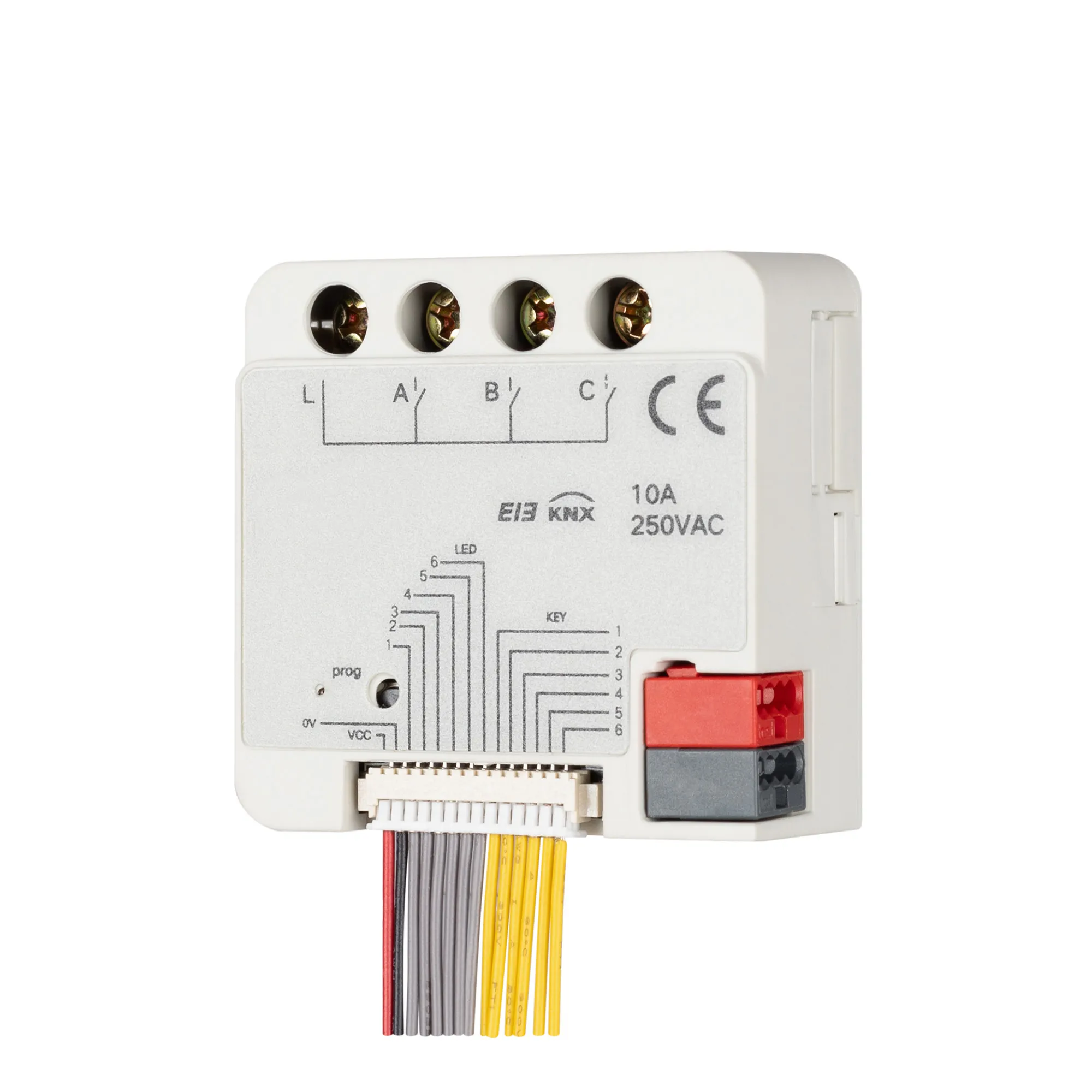 INTELLIGENT ARLIGHT Релейный модуль KNX-7013-72-DRI-DRO-IN (BUS, 2x10A) (IARL, IP20 Пластик, 2 года) - Изображение