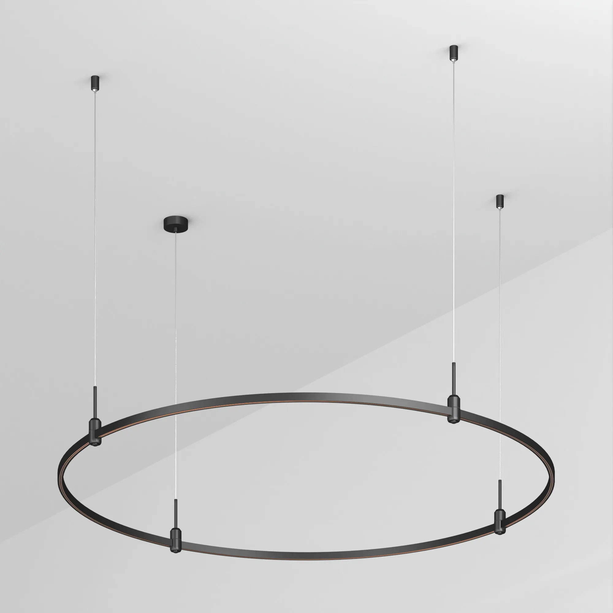 Трек ART-APRIORI-ROUND-HANG-R1500 (BK) (Arlight, IP20 Металл, 3 года) - Изображение