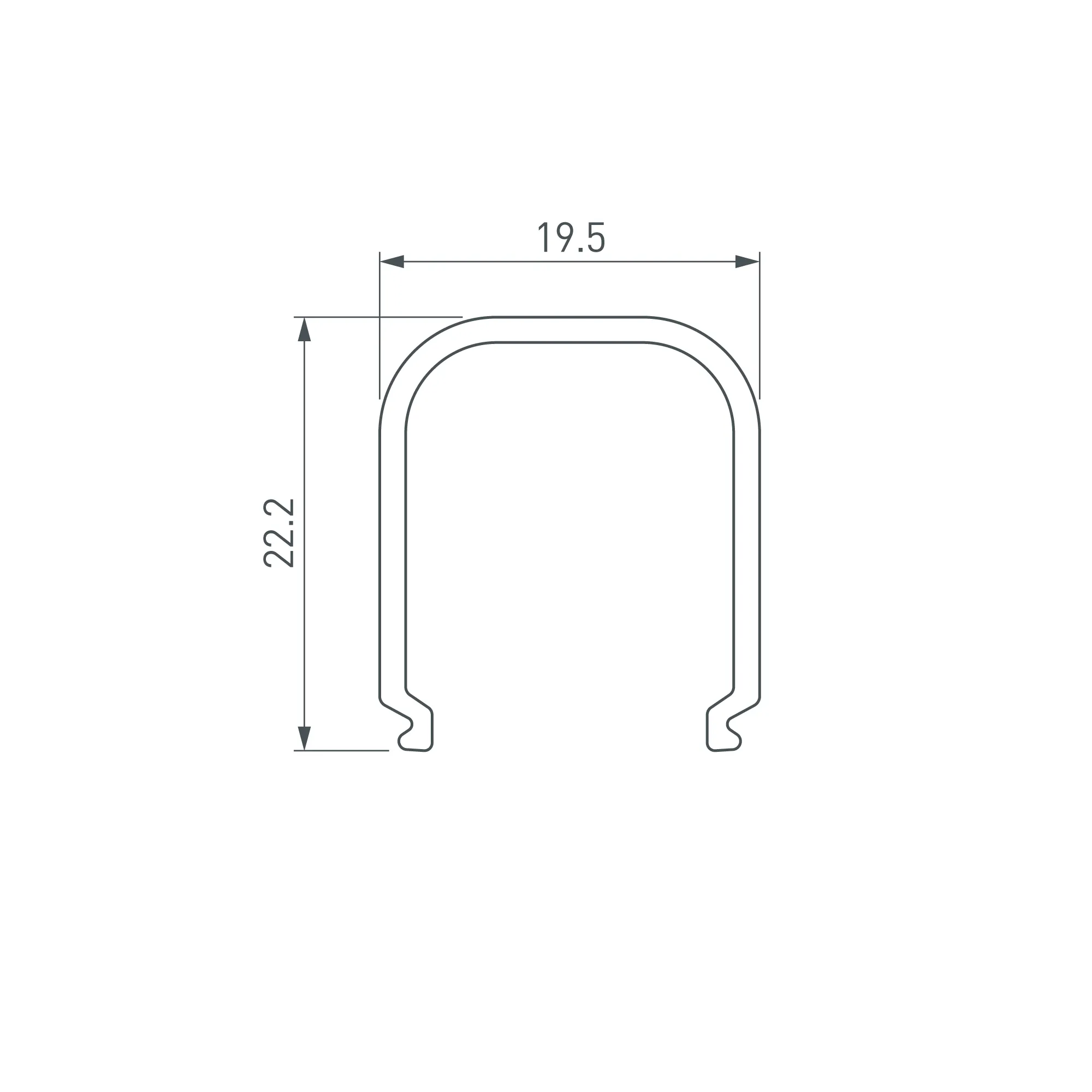 Экран ARH-WIDE-(B)-H20-2000 RRC Clear-PM (Arlight, Пластик) - Изображение