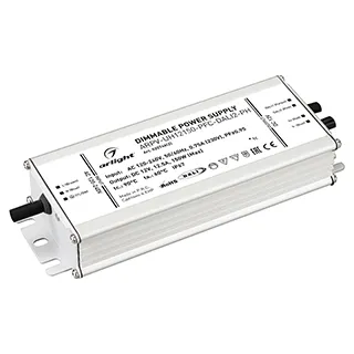 Блок питания ARPV-UH12150-PFC-DALI2-PH (12V, 12.5A, 150W) (Arlight, IP67 Металл, 7 лет) - Изображение