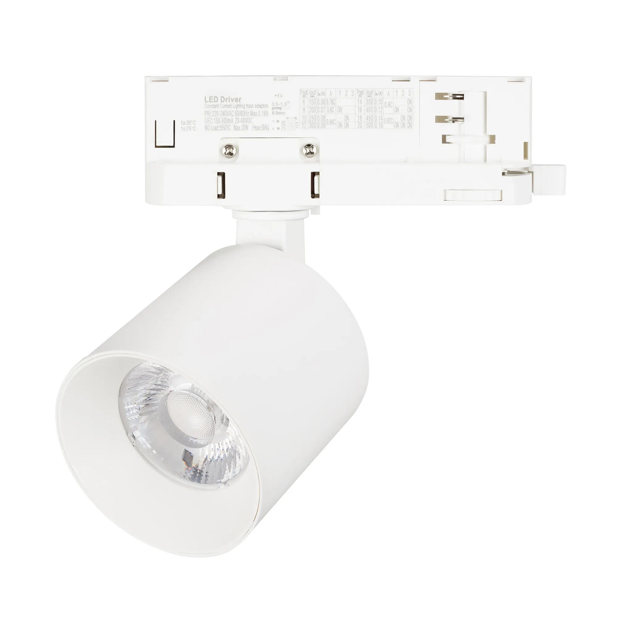 Светильник LGD-DYKE-4TR-R60-8W Warm3000 (WH, 38 deg, 230V, DALI) (Arlight, IP20 Металл, 5 лет)