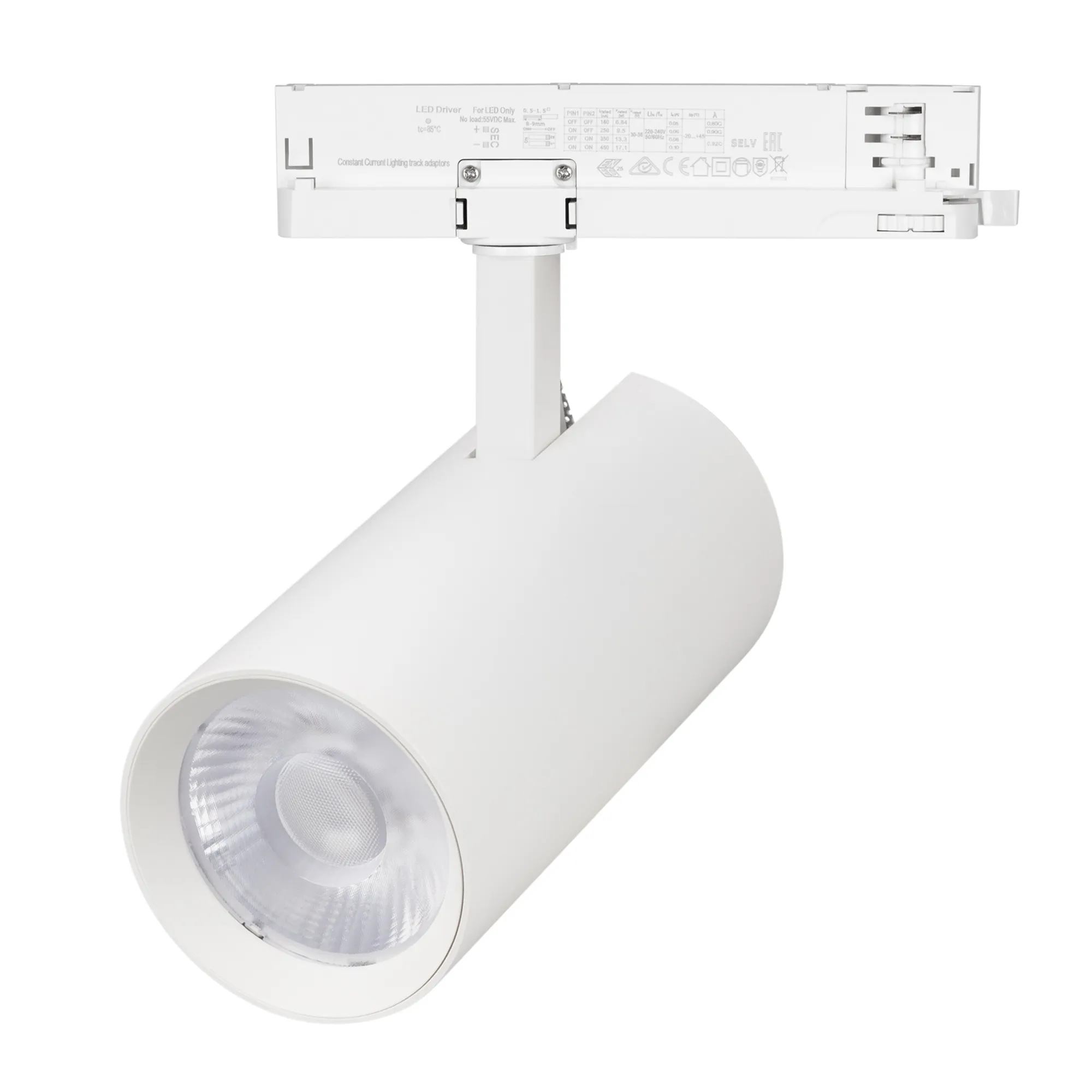 Светильник LGD-GERA-4TR-R90-30W Warm3000 (WH, 24 deg, 230V, DALI) (Arlight, IP20 Металл, 5 лет)