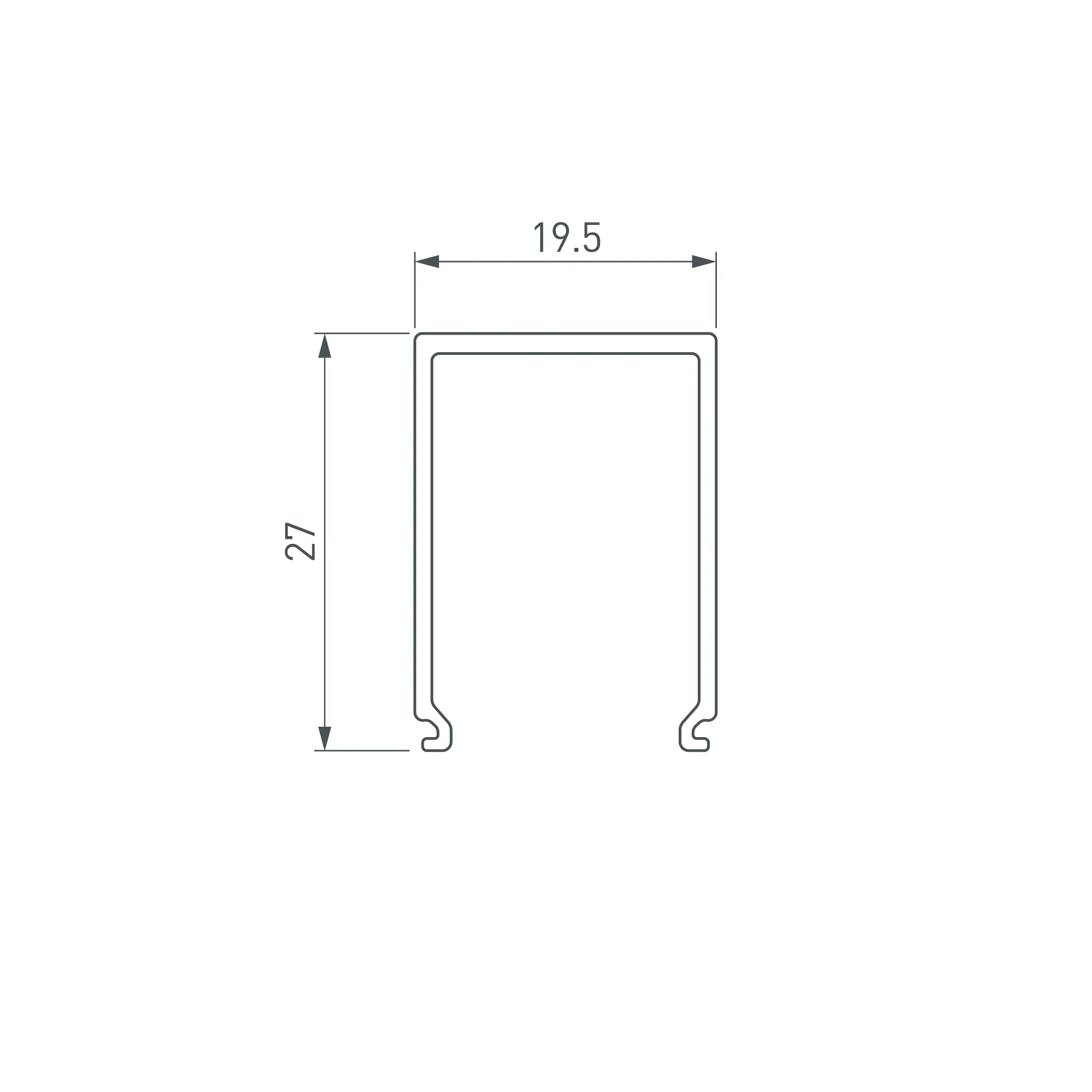 Экран ARH-WIDE-(B)-H20-2000 RCT Clear-PM (Arlight, Пластик) - Изображение