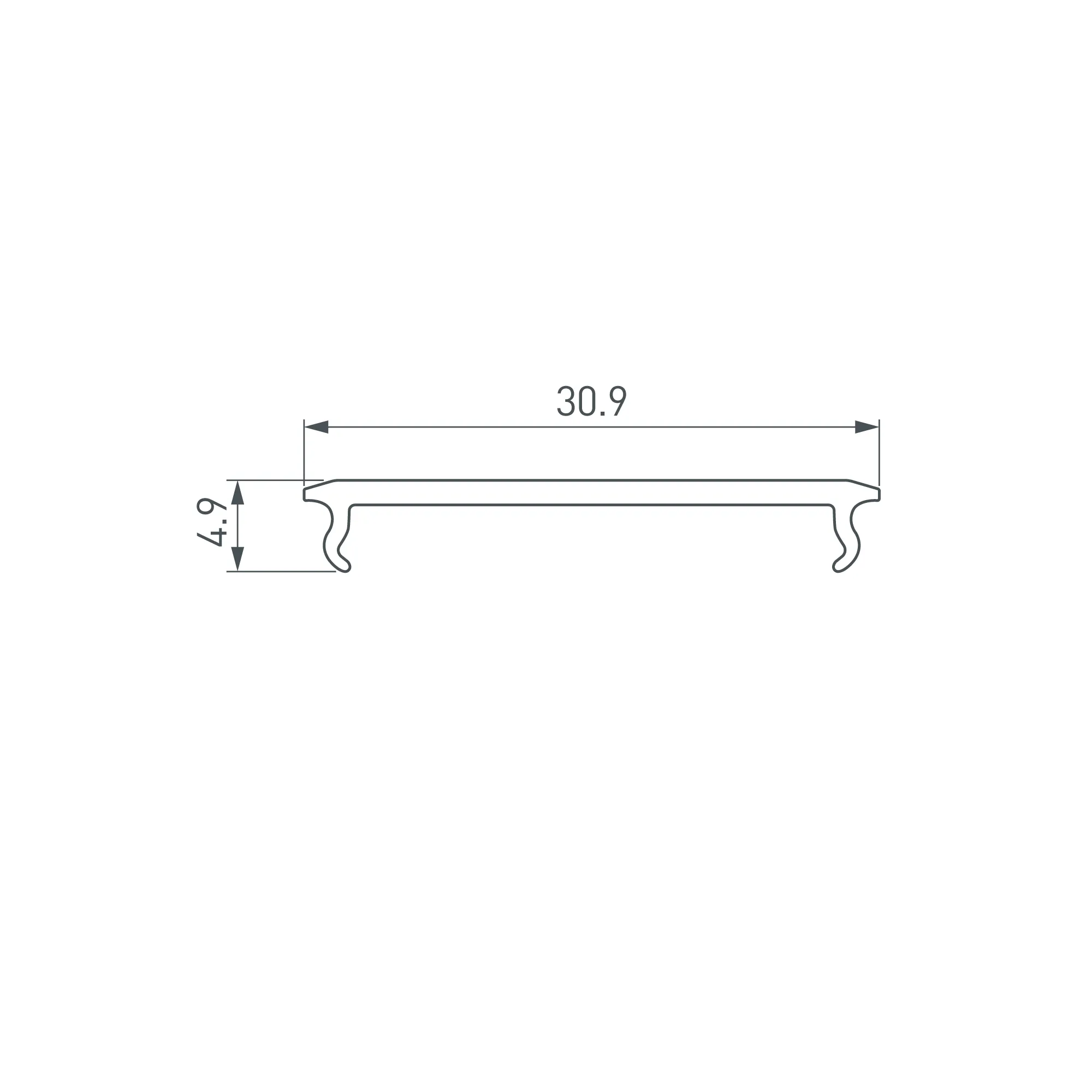 Экран SL-COMFORT-3551-2000 BLACK (Arlight, Пластик) - Изображение