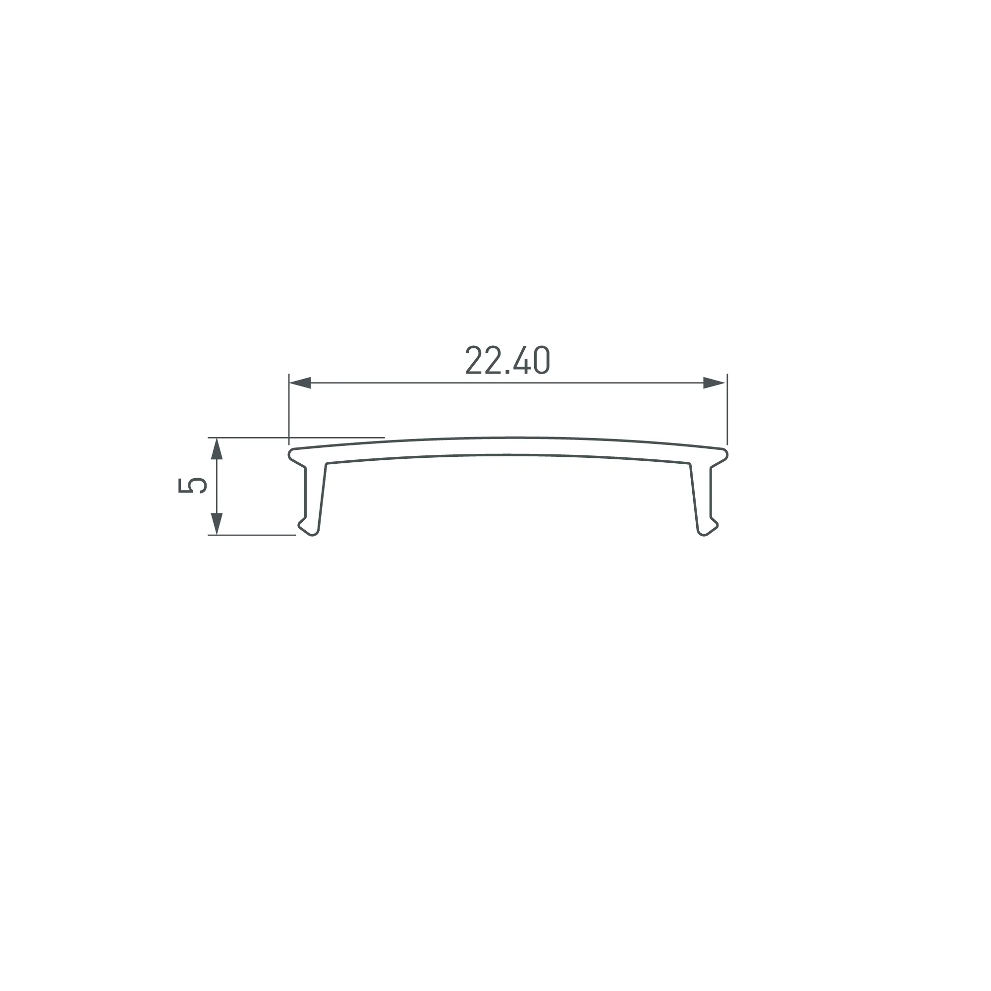 Экран COMFORT21-V-FANTOM-2000 OPAL (Arlight, Пластик) - Изображение