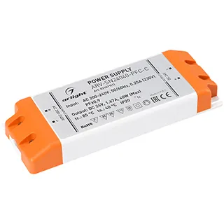 Блок питания ARV-SN24040-PFC-C (24V, 1.67A, 40W) (Arlight, IP20 Пластик, 3 года) - Изображение