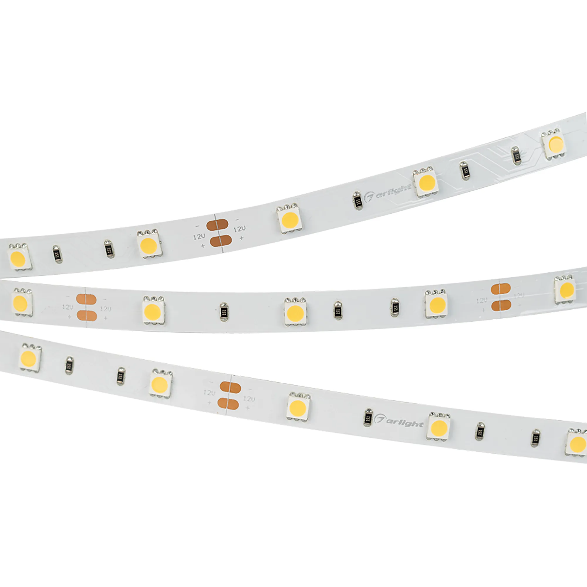 Лента RT 2-5000 12V Day4000 (5060, 150 LED, LUX) (Arlight, 7.2 Вт/м, IP20) - Изображение