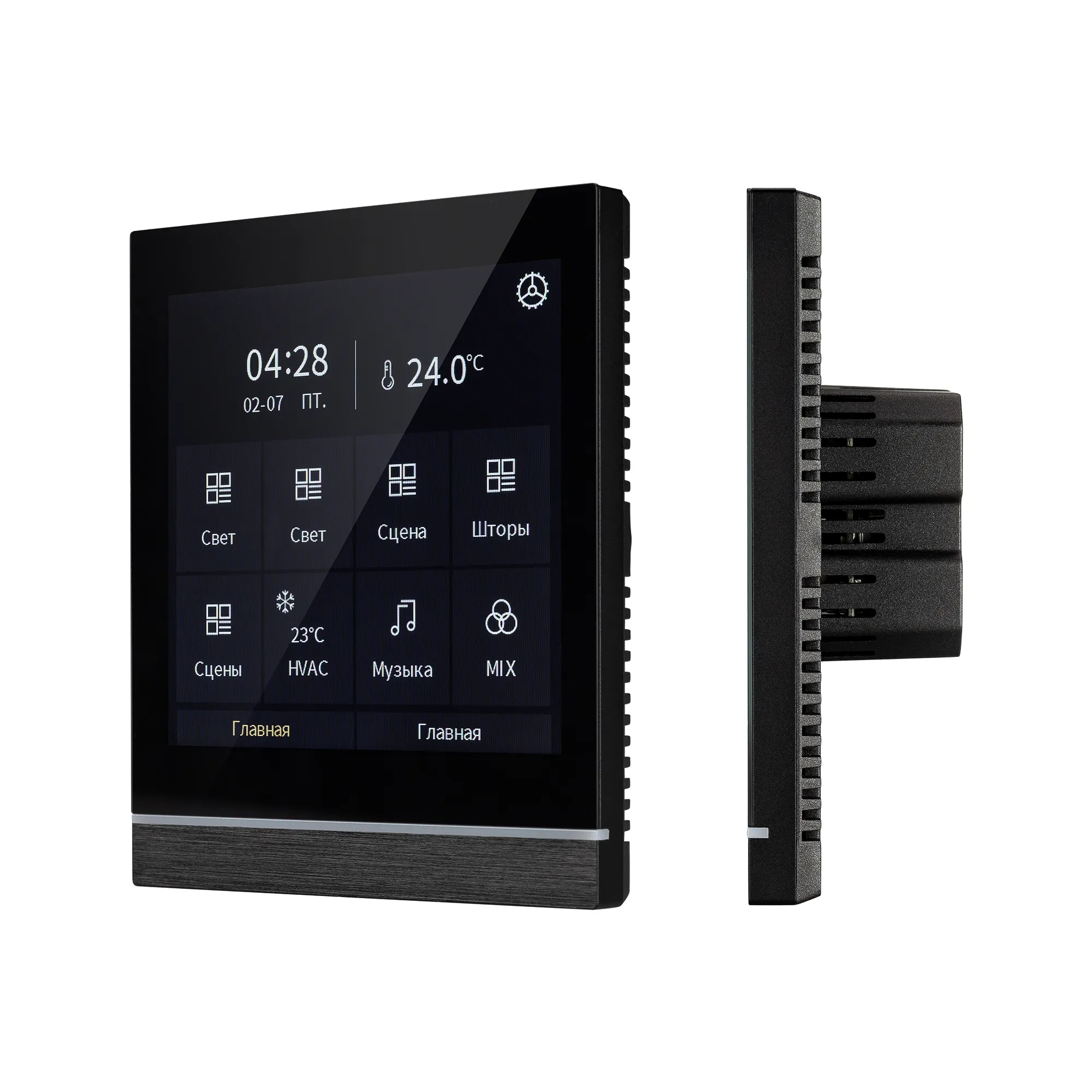 INTELLIGENT ARLIGHT Панель сенсорная KNX-113-40-MULTI-V4-IN (20-30V) (IARL, IP20 Пластик, 2 года) - Изображение