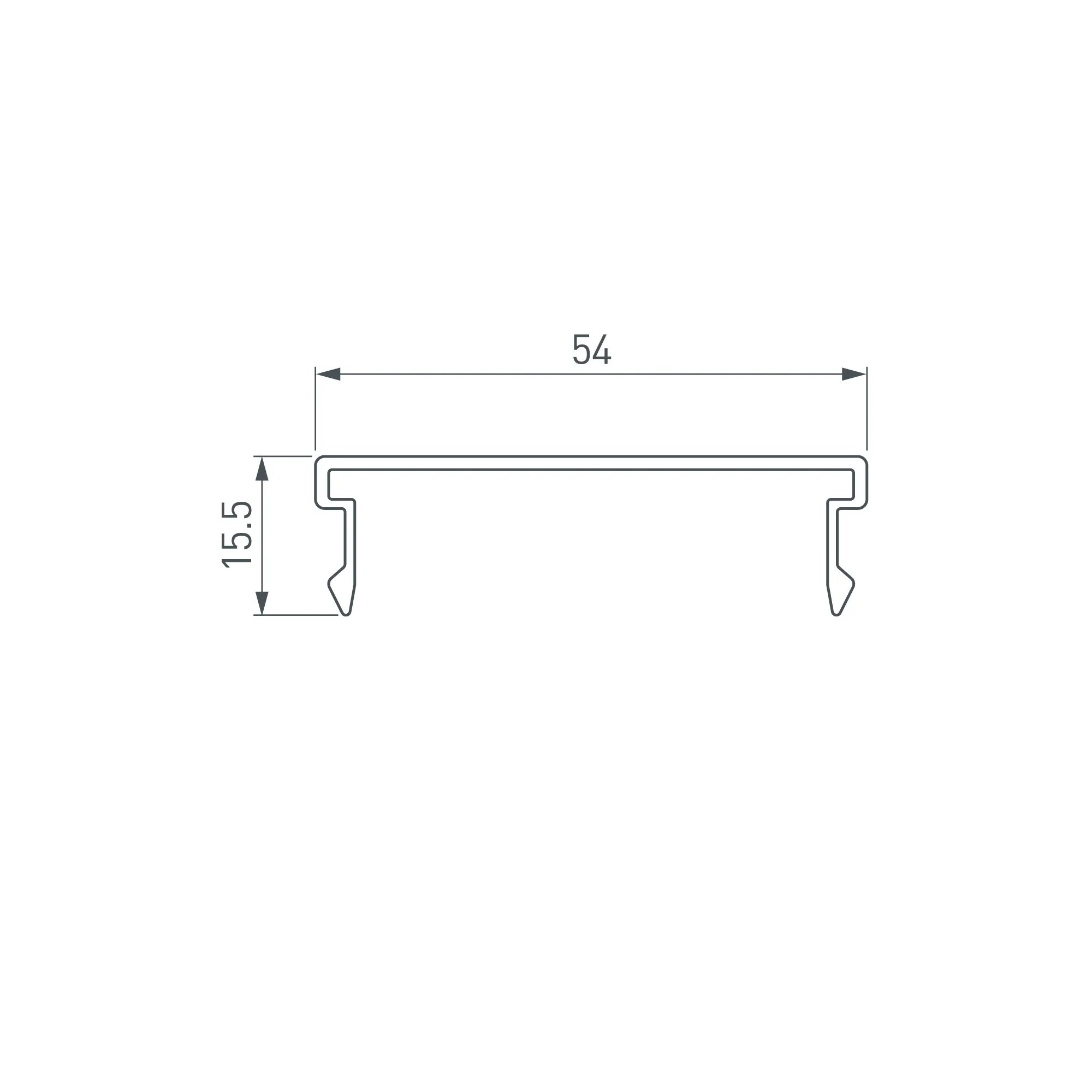 Экран SL-LINIA55-FANTOM-2000 Frost (Arlight, Пластик) - Изображение