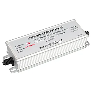 Блок питания ARPV-24150-A1 (24V, 6.25A, 150W) (Arlight, IP67 Металл, 3 года) - Изображение