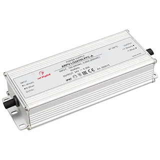 Блок питания ARPV-LG24150-PFC-A (24V, 6.25A, 150W) (Arlight, IP67 Металл, 5 лет) - Изображение