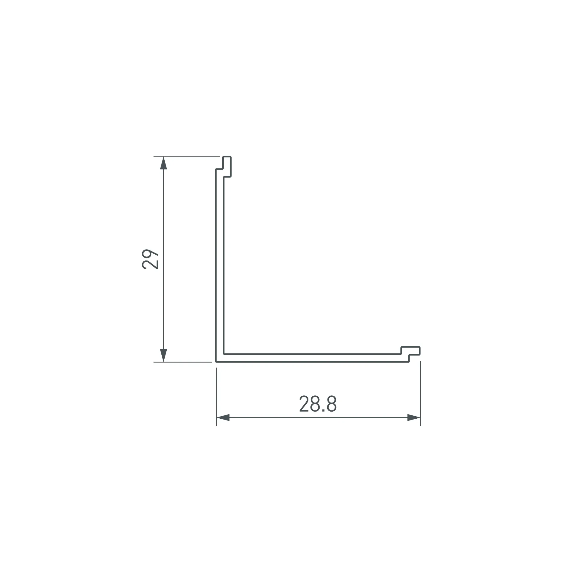 Экран SL-KANT-H30-3000 SQUARE OPAL (Arlight, Пластик) - Изображение