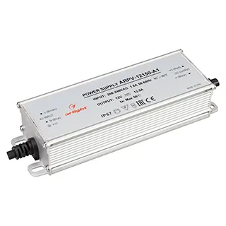 Блок питания ARPV-12150-A1 (12V, 12.5A, 150W) (Arlight, IP67 Металл, 3 года) - Изображение