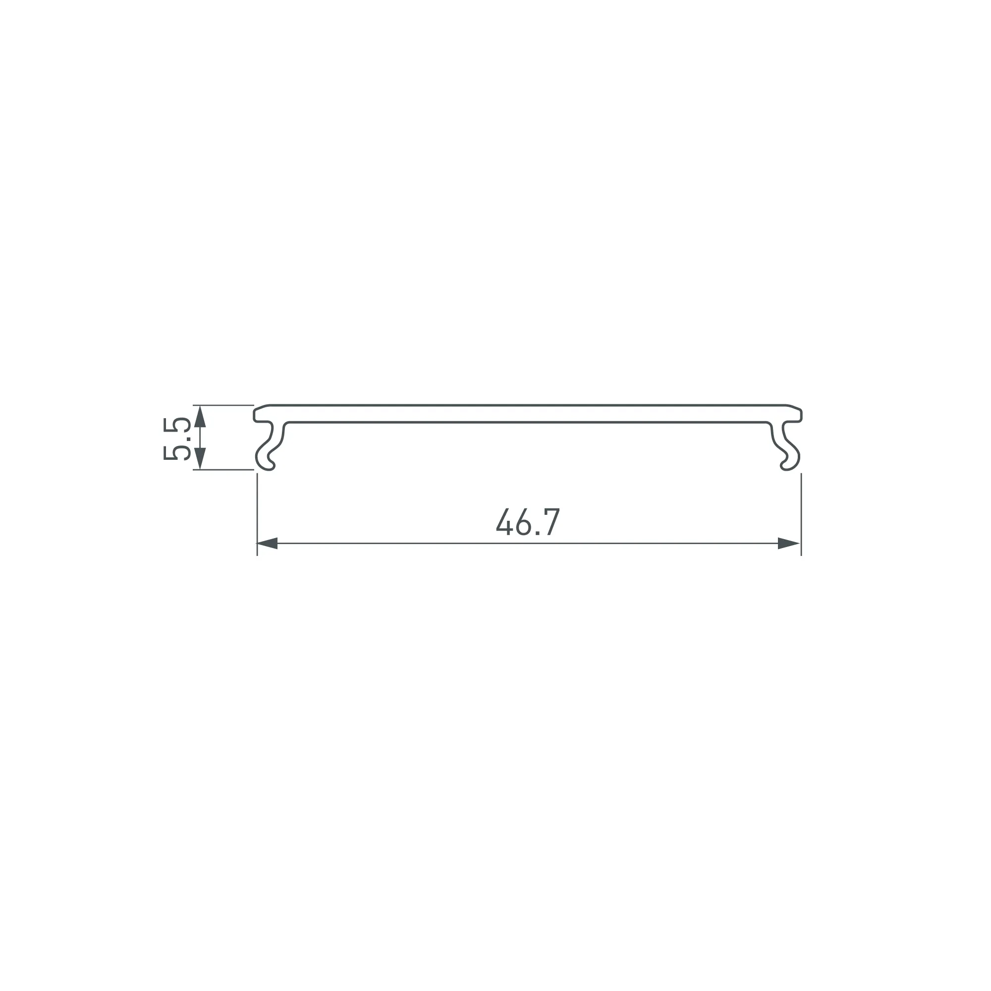 Экран LINE-5075-HONEYCOMB-2000 OPAL (Arlight, Пластик) - Изображение