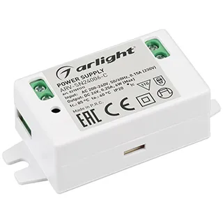 Блок питания ARV-SN24006-C (24V, 0.25A, 6W) (Arlight, IP20 Пластик, 3 года) - Изображение