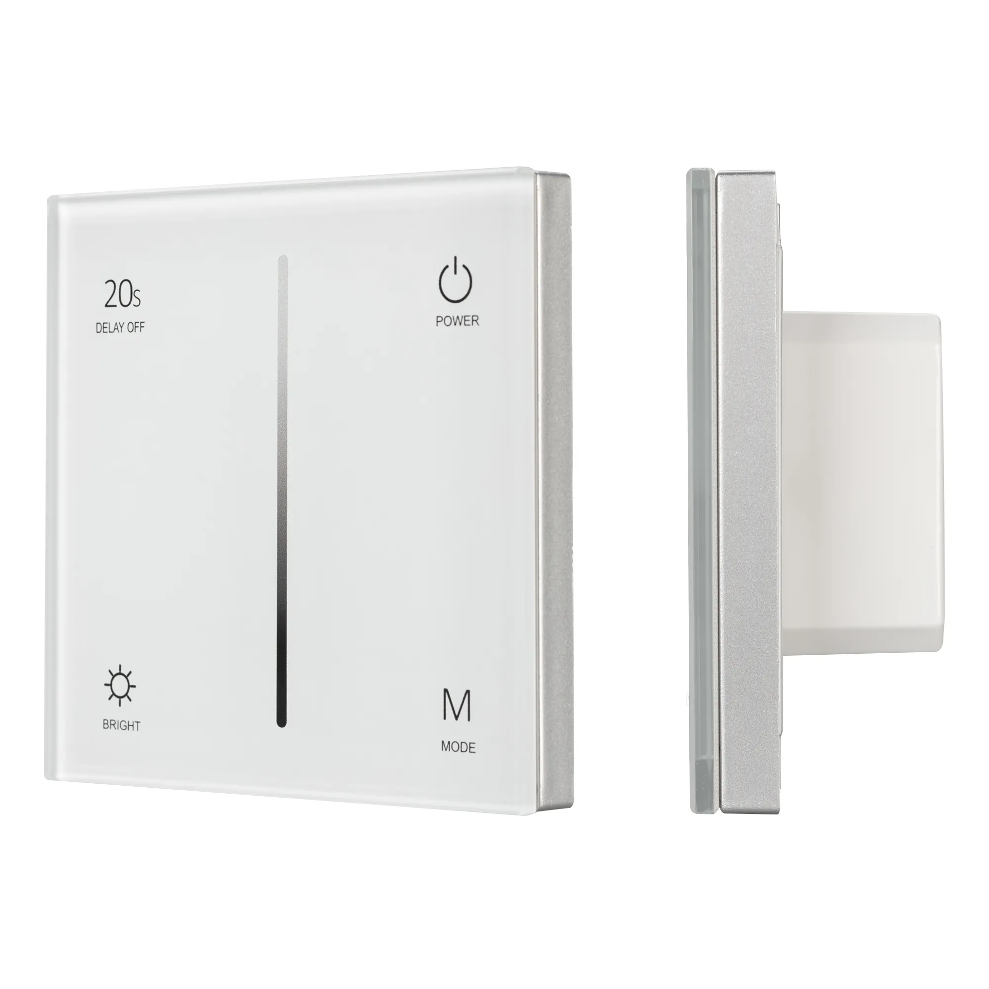 Панель SMART-P36-DIM-IN White (230V, 1.2A, TRIAC, Sens, 2.4G) (Arlight, IP20 Пластик, 5 лет) - Изображение