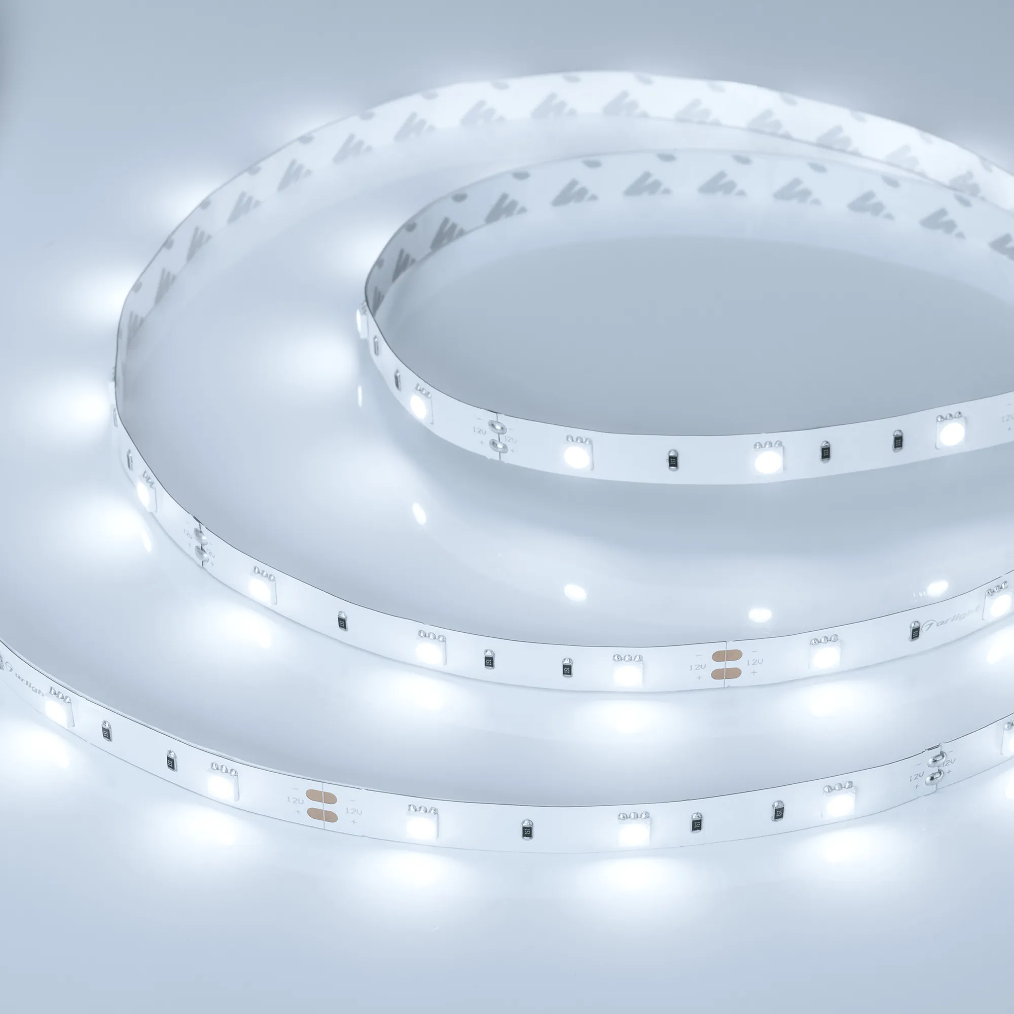 Лента RT 2-5000 12V White6000 (5060, 150 LED, LUX) (Arlight, 7.2 Вт/м, IP20) - Изображение