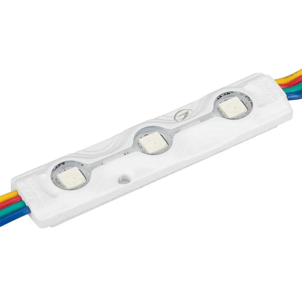 Модуль герметичный ARL-ORION-R07-12V RGB (5050, 3 LED) (Arlight, Закрытый) - Изображение