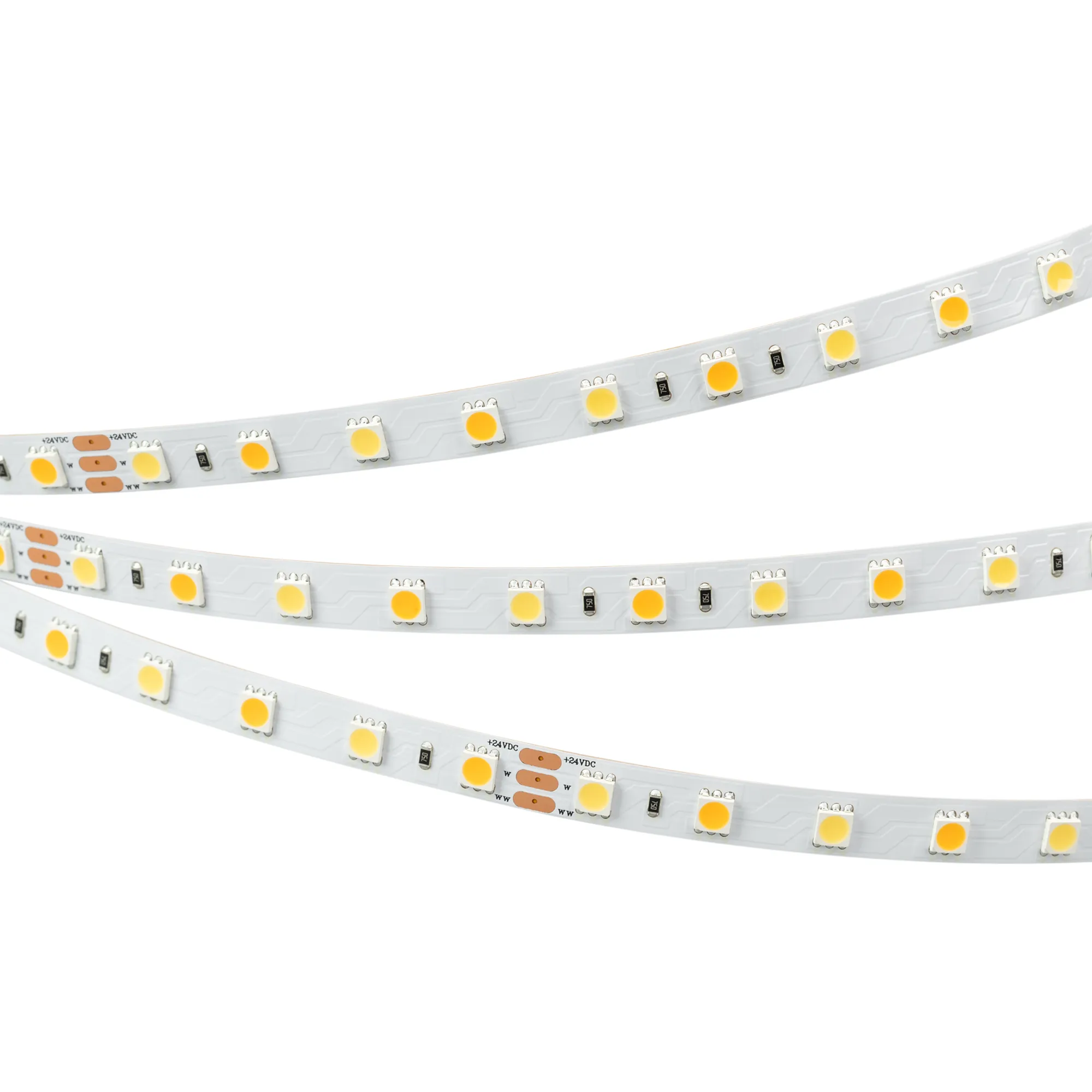 Лента RT 6-5000 24V White-MIX 2x (5060, 60 LED/m, LUX) (Arlight, 14.4 Вт/м, IP20) - Изображение