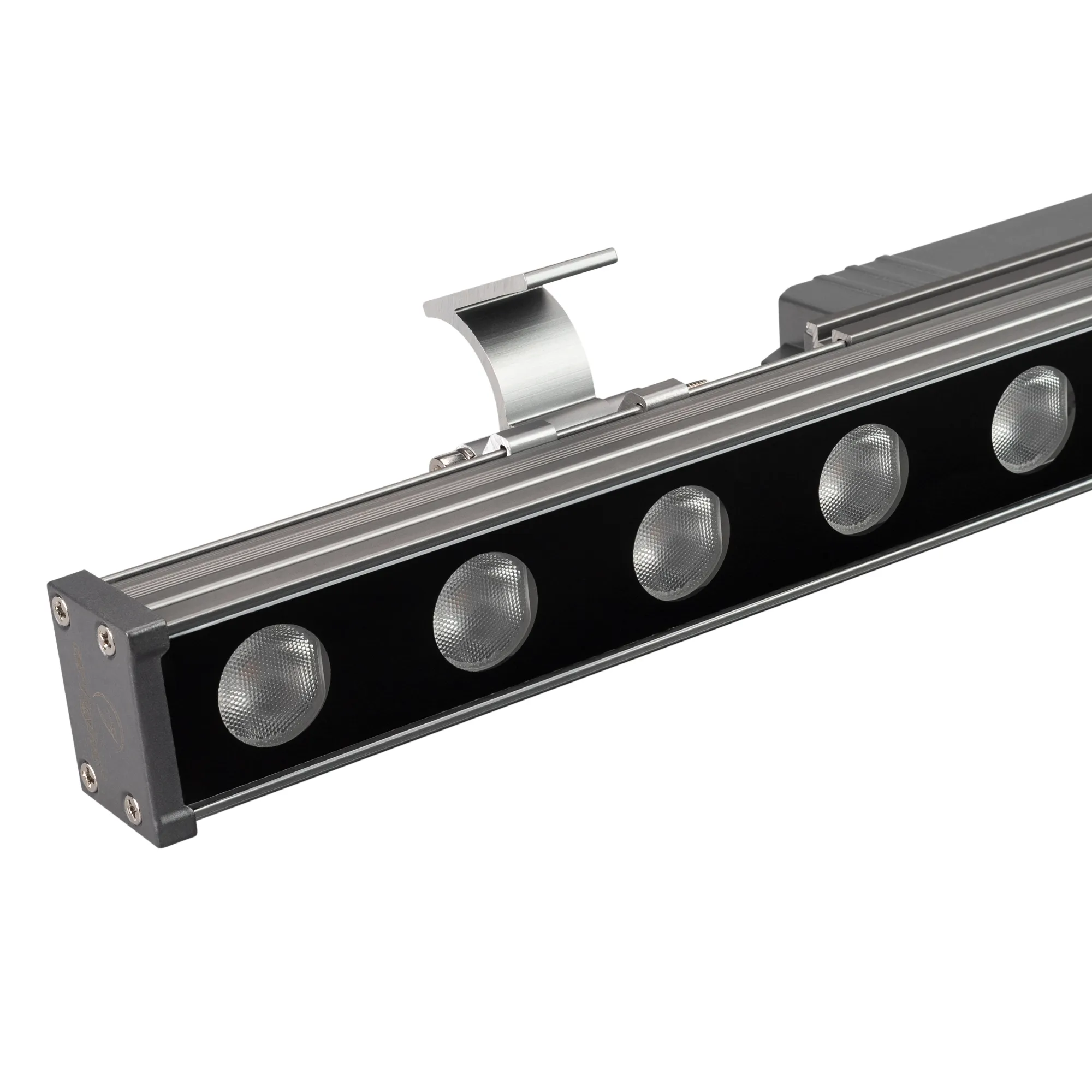 Линейный прожектор AR-LINE-1000-24W Warm2700 (GR, 30 deg, 230V) (Arlight, IP65 Металл, 3 года) - Изображение