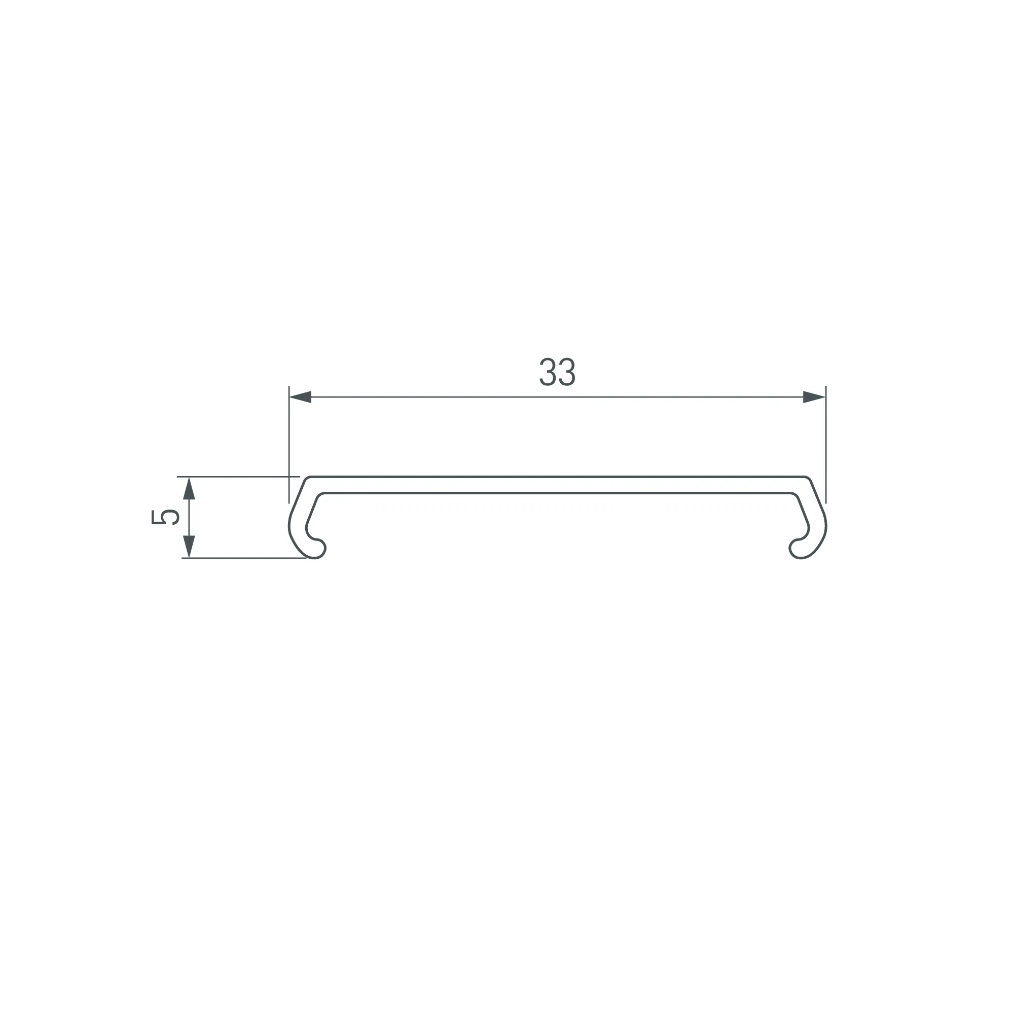 Экран SL-W33-2000 CLEAR (Arlight, Пластик) - Изображение