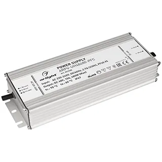 Блок питания ARPV-UH48480-PFC (48V, 10A, 480W) (Arlight, IP67 Металл, 7 лет) - Изображение