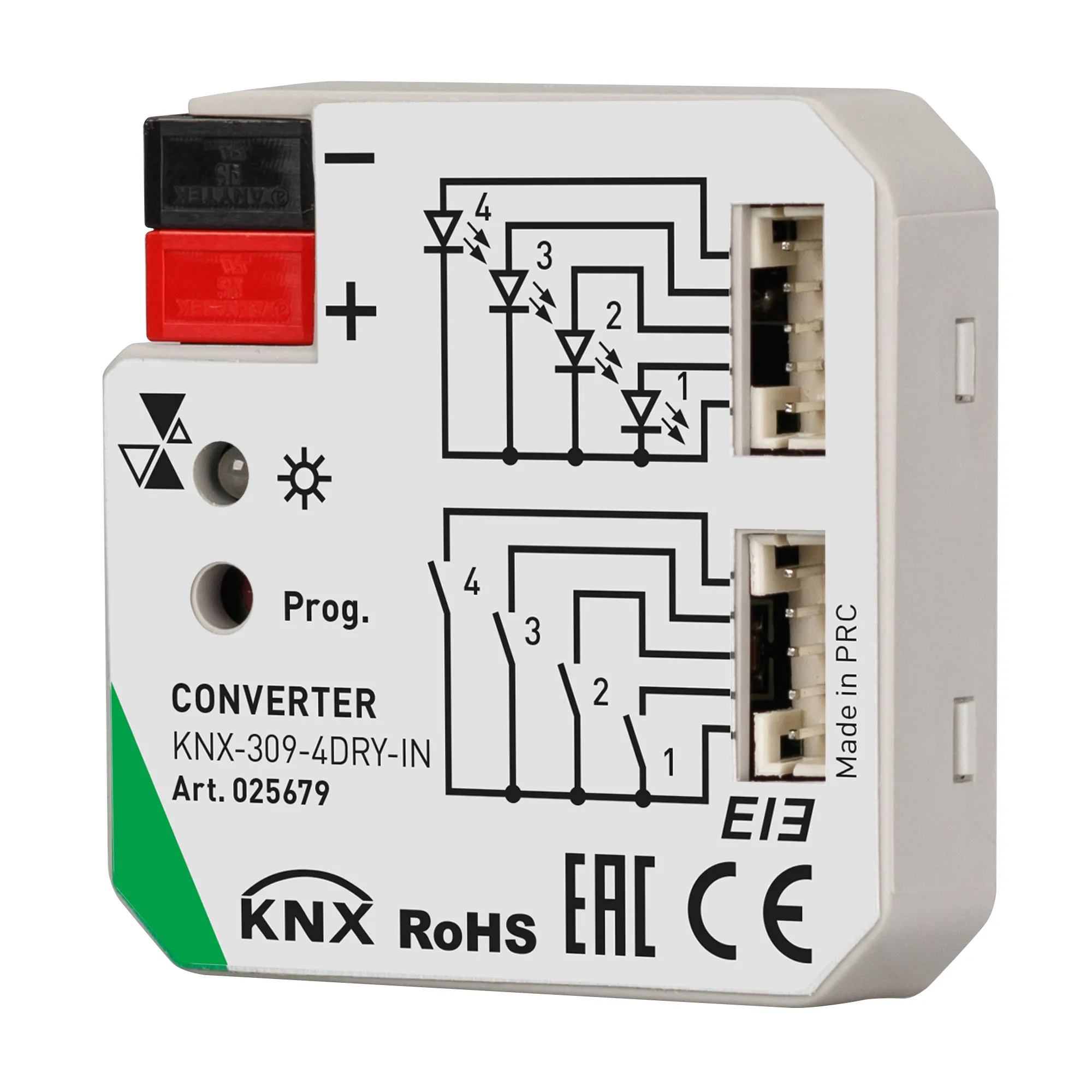 INTELLIGENT ARLIGHT Конвертер KNX-309-4DRY-IN (BUS) (IARL, Пластик) - Изображение